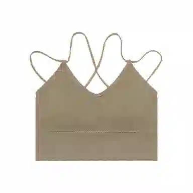 轻迎 自带胸垫美背运动瑜伽吊带 女款