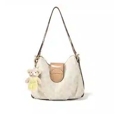 Mashalanti Bear Print Tote Bag