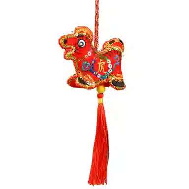 【本命年 】 零界 十二生肖 国风 刺绣香包随身 流苏香囊行李箱背包 织物 挂件 男女同款情侣款