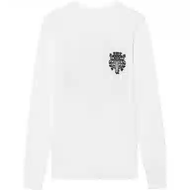 Chrome Hearts SS25 White Long Sleeve Tee