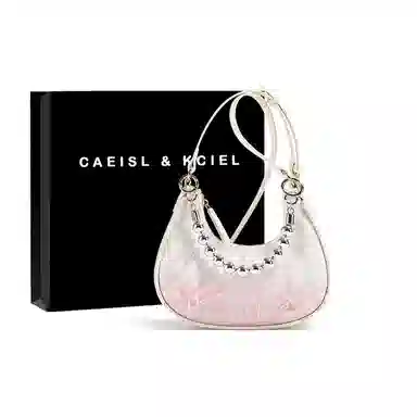 CAEISL New Moon Bag Gradient Pink