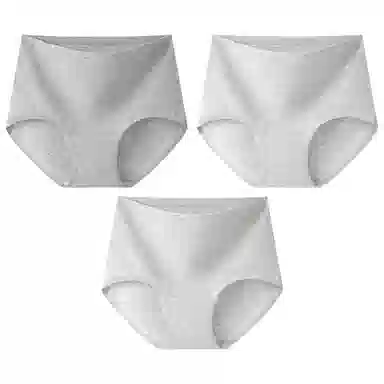 二三二三 纯色简约抑菌弹力三角防夹臀设计高腰加宽柔软亲肤内裤无痕高级舒适百搭时尚潮流日常通勤短裤 女款