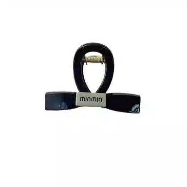 尚先生 蝴蝶结大号复古字母后脑勺盘发鲨鱼夹美拉德风发夹   亚克力 发饰 女款