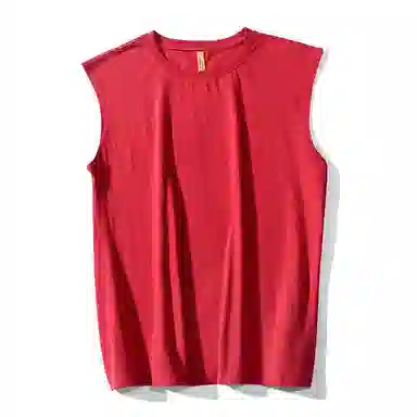 乱步 潮流简约运动无袖透气坎肩外穿夏季内搭上衣打底衫青少年学生背心 男女同款