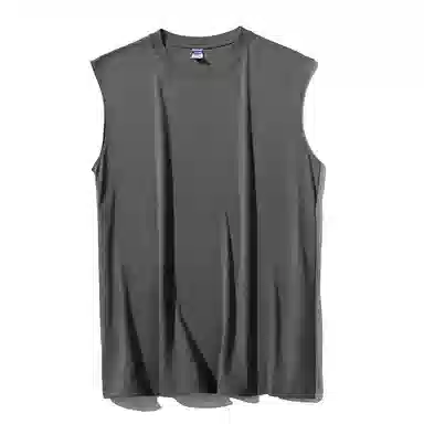 乱步 潮流简约运动无袖透气坎肩外穿夏季内搭上衣打底衫青少年学生背心 男女同款