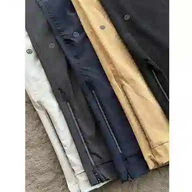 臣目 侧拉链微喇速干裤子男夏季薄款美式机能工装裤户外徒步登山裤休闲裤 男女同款