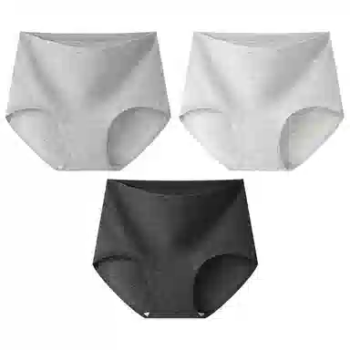 二三二三 纯色简约抑菌弹力三角防夹臀设计高腰加宽柔软亲肤内裤无痕高级舒适百搭时尚潮流日常通勤短裤 女款