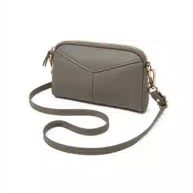 老人头 百搭优雅通勤轻便高级质感简约 头层牛皮 单肩包 女款 多色