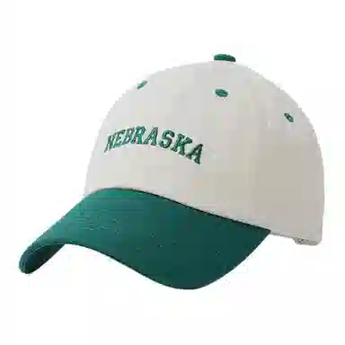 Korean Style Embroidered Letter Colorblock Cap