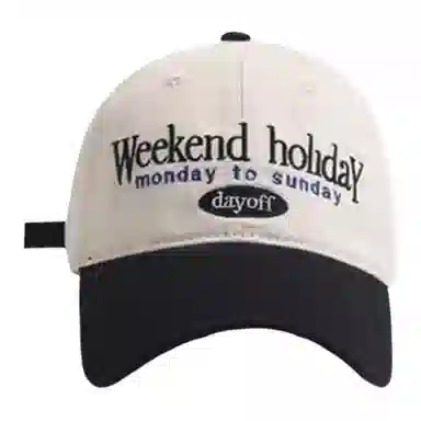 艾佳微 复古拼色韩版显脸小百搭软顶日系大头围宽帽檐 棉 鸭舌帽 男女同款情侣款