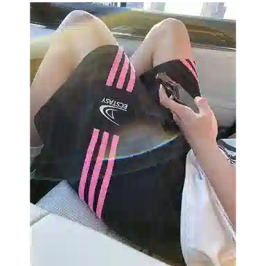 PANDA ADEVIL Summer Striped Shorts