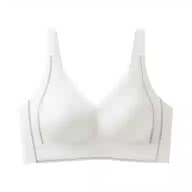 欧迪芬 轻薄透气柔软亲肤上托聚拢防下垂蕾丝花边侧翼加高收副乳清凉感文胸 女款