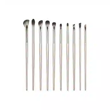 玛琪娜  鎏金眼部化妆刷套装 柔软亲肤 十件套/十三件套