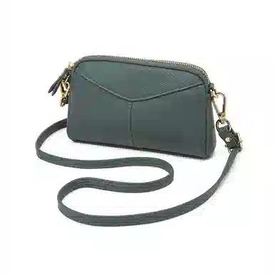 老人头 百搭优雅通勤轻便高级质感简约 头层牛皮 单肩包 女款 多色