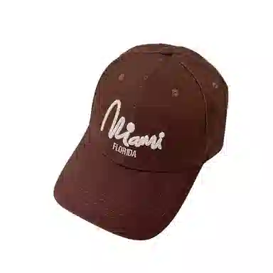 艾佳微 韩系设计感硬顶户外时尚百搭休闲遮阳防晒 棉 鸭舌帽 男女同款情侣款