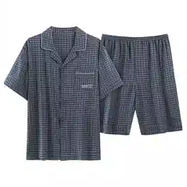 好福份 时尚舒适透气家居服睡衣套装 男款