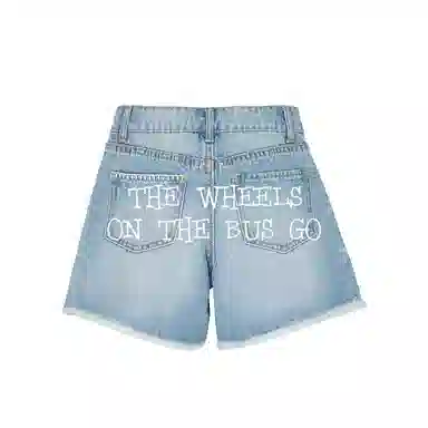 BABUGGE Loose Fit Rolled Hem Shorts