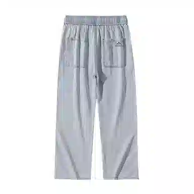 顶峰保罗 天丝莱赛尔纯色水洗直筒阔腿长裤美式潮牌高街凉感透气宽松休闲小众百搭牛仔裤 男女同款