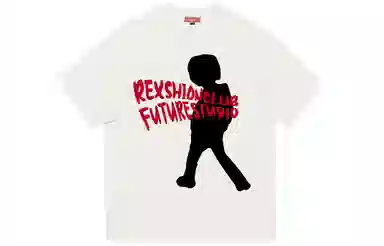 REXSHION Vintage Cartoon Logo T-Shirt