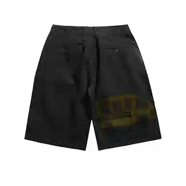 BABUGGE Loose Fit Rolled Hem Shorts