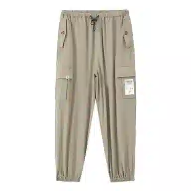 鬼洗 抽绳都市游侠束脚潮流工装裤 男款