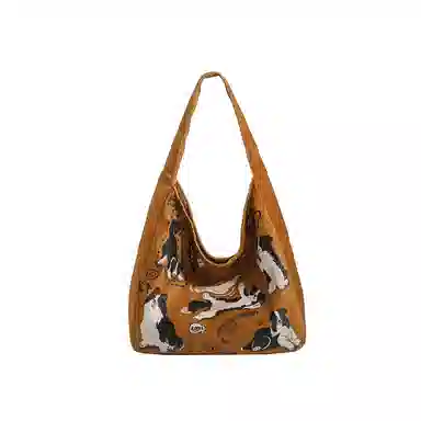 垣途者 涂鸦简约百搭大容量上课通勤 帆布 帆布包托特包单肩包 女款 多色