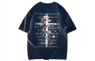 Yiershuang Cross Rose Tee