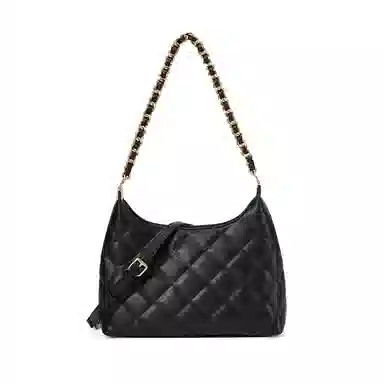 红蜻蜓 高级感小香风时尚菱格链条包 牛皮 单肩包 女款 多色