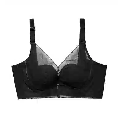 欧迪芬 轻薄透气上托聚拢防下垂收副乳蕾丝花边凉感文胸 女款