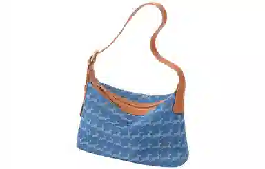 妙迪 牛仔 织物 单肩包 女款 丹宁蓝