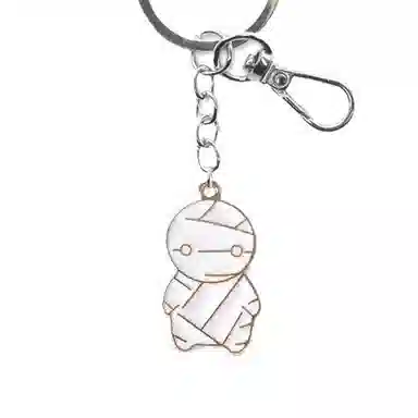 零界 木乃伊钥匙扣黑暗风嘻哈个性百搭潮流行李箱包包挂饰#好运 合金 挂件 男女同款情侣款