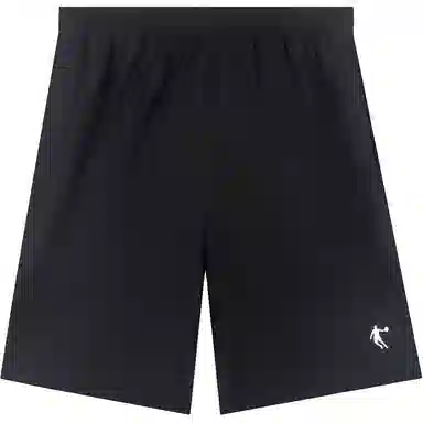 乔丹 休闲简约纯色运动短裤 男款 黑色