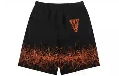 VLONE Logo Print Knit Shorts