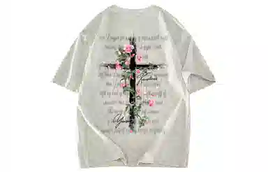 Yiershuang Cross Rose Tee