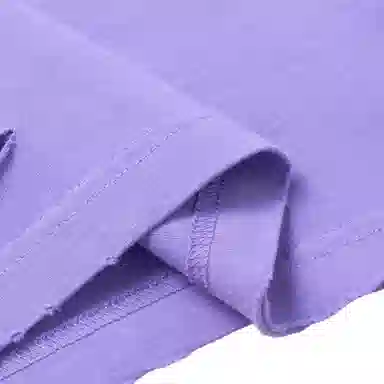 Balenciaga SS22 Caps Destroyed T-Shirt Purple