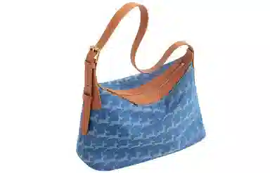 妙迪 牛仔 织物 单肩包 女款 丹宁蓝