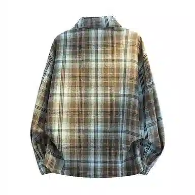 AWAO Plaid Shirt Jacket