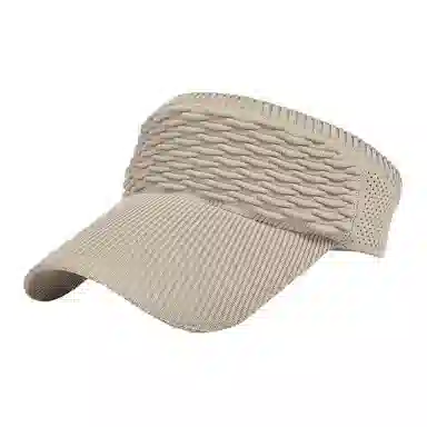 女士户外运动空顶帽时尚舒适透气防晒遮阳 优质编织涤纶材质 时尚空顶帽与鸭舌帽 男女同款情侣款