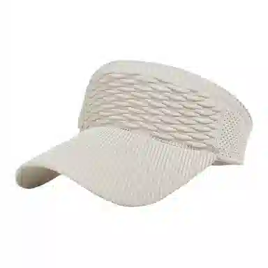 女士户外运动空顶帽时尚舒适透气防晒遮阳 优质编织涤纶材质 时尚空顶帽与鸭舌帽 男女同款情侣款