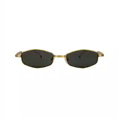 Gentle Monster Irregular Sunglasses Gold