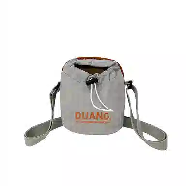 笛贝嘉 韩版抽绳轻便小众时尚个性 尼龙 手机包 男女同款情侣款 多色