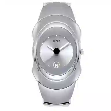 HNK Quartz Stainless Steel White Dial