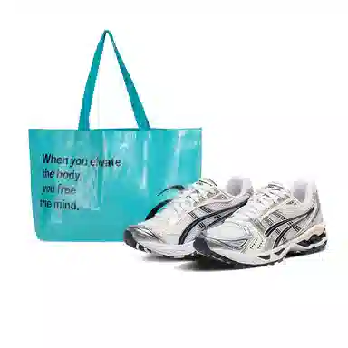 Asics Gel-Kayano 14 White Black Silver