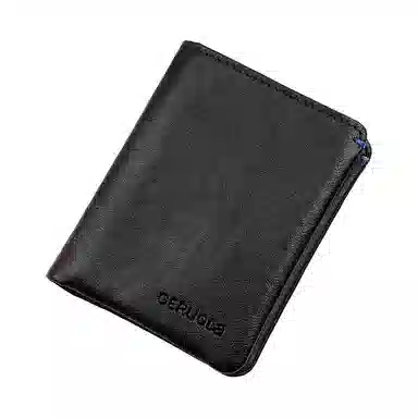 歌若拉 可放驾驶证多卡位 植鞣头层牛皮 钱包 男款 经典黑/咖啡色