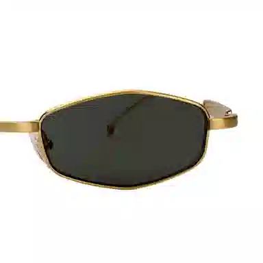Gentle Monster Irregular Sunglasses Gold