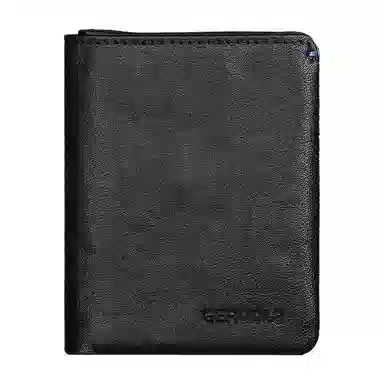 歌若拉 可放驾驶证多卡位 植鞣头层牛皮 钱包 男款 经典黑/咖啡色