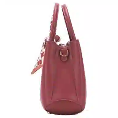 红蜻蜓 纯色都市简约 牛剖层革 手提包 女款 多色