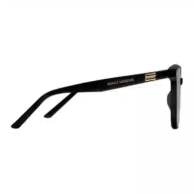 Gentle Monster Minimal Round Sunglasses Black