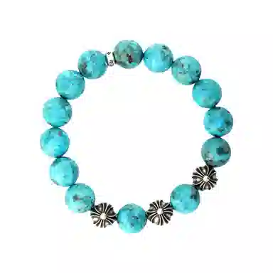 Chrome Hearts 12mm Turquoise Bracelet