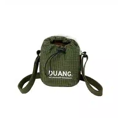 笛贝嘉 韩版抽绳轻便小众时尚个性 尼龙 手机包 男女同款情侣款 多色